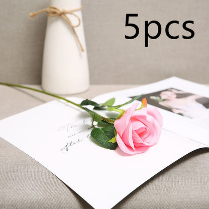Artificial Red Rose Flowers Stunning Bouquet Gift Decoration