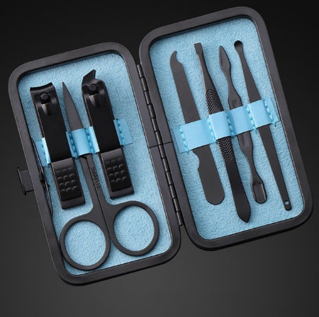 Nail Manicure Set 7 Clippers and Multi-Function Grooming Kit