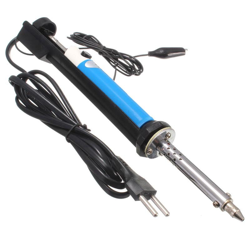 30W 220V EU Plug 2-in-1 Soldering Iron with Solder Sucker