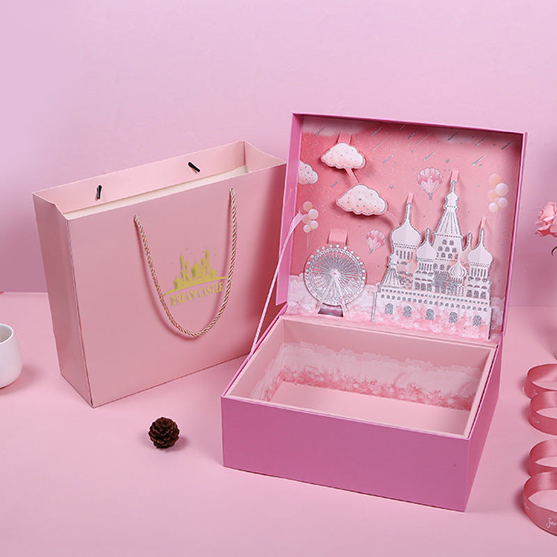 Hand Gift Packaging Box Birthday Gift Bag Customizable Box