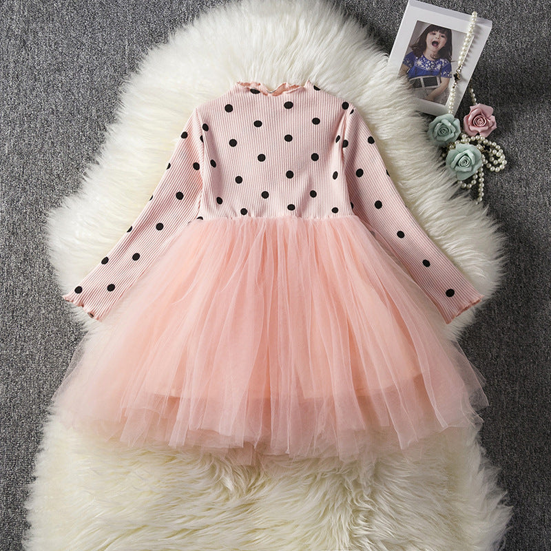 Buy Baby Girls Long Sleeve Tutu Dress – Spring Winter Party Wear