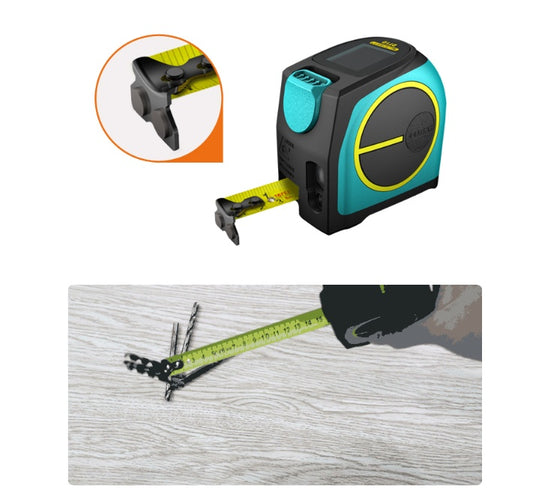 2 In 1 Electronic Laser Tape Measure for Accurate Distance