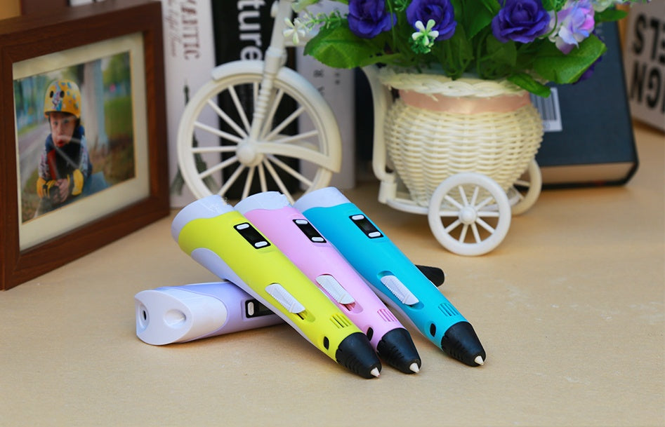 3D Print Pen Two Generation Graffiti Painting Toy for Kids
