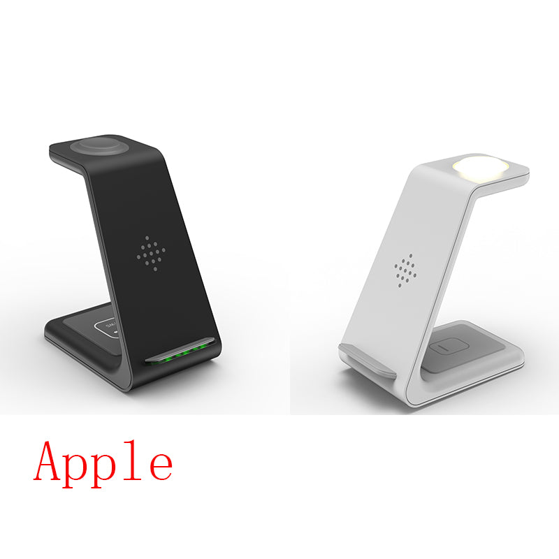 3 in 1 Fast Charging Station Wireless Charger Phone Stand