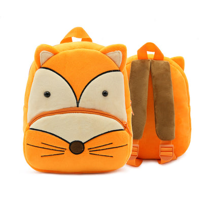 Cute Plush Backpacks for Kindergarten Cartoon School Bags