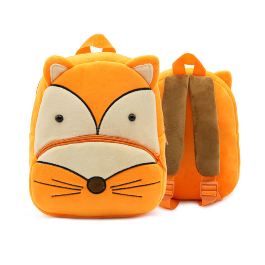 Cute Plush Backpacks for Kindergarten Cartoon School Bags