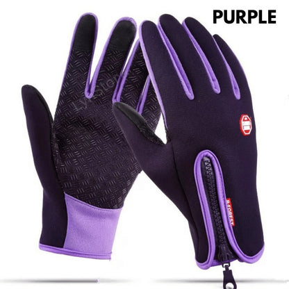 Buy Winter Touch Screen Motorcycle Gloves – Waterproof Fleece