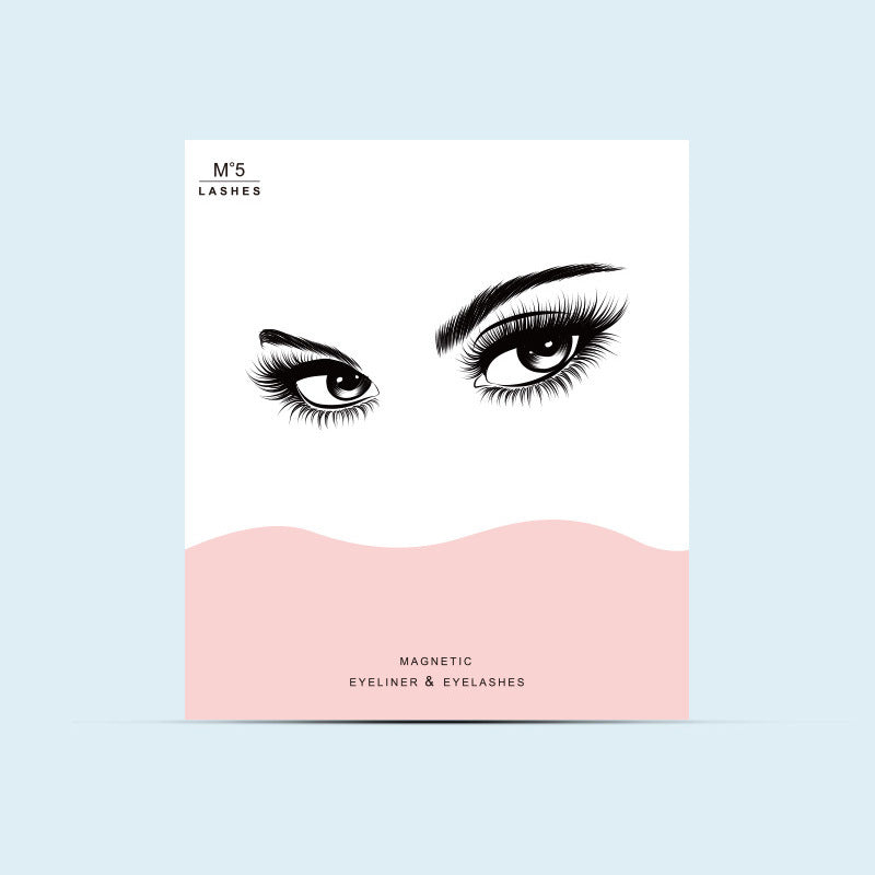 Magnetic Liquid Eyeliner with False Eyelashes and Tweezer