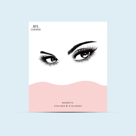Magnetic Liquid Eyeliner with False Eyelashes and Tweezer