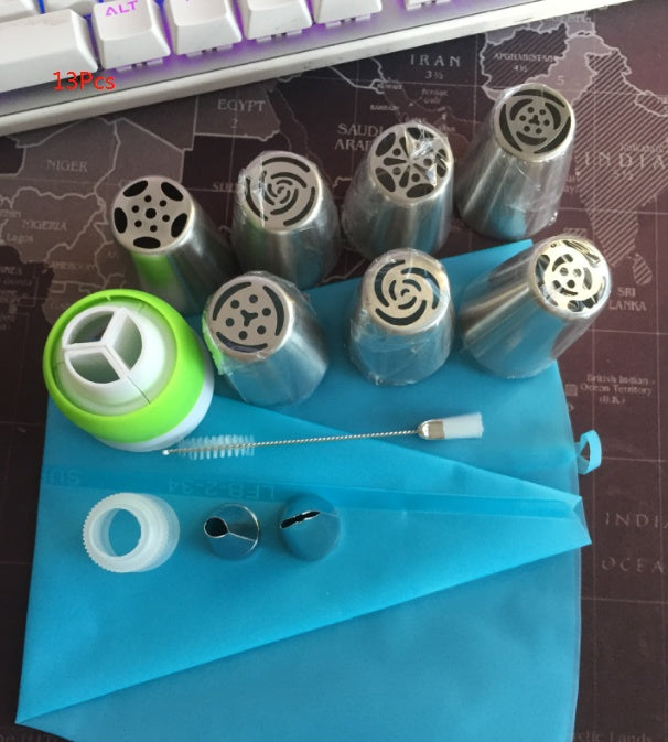 30 PCS Stainless Steel Cake Decorating Nozzle Set DIY Tool