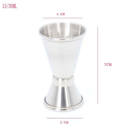 6-Piece Stainless Steel Cocktail Shaker with Ice Bucket Set