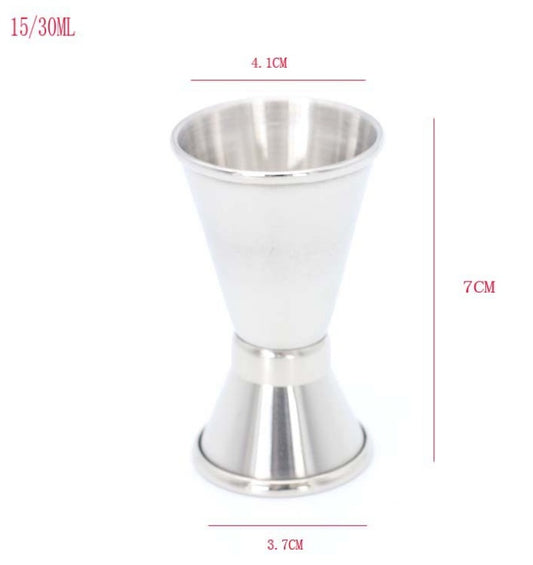 6-Piece Stainless Steel Cocktail Shaker with Ice Bucket Set