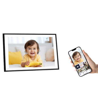 10.1-inch Rechargeable Touchscreen Digital Photo Frame with 32GB Memory