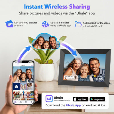 10.1 Inch Wireless Digital Photo Frame with Touch Screen