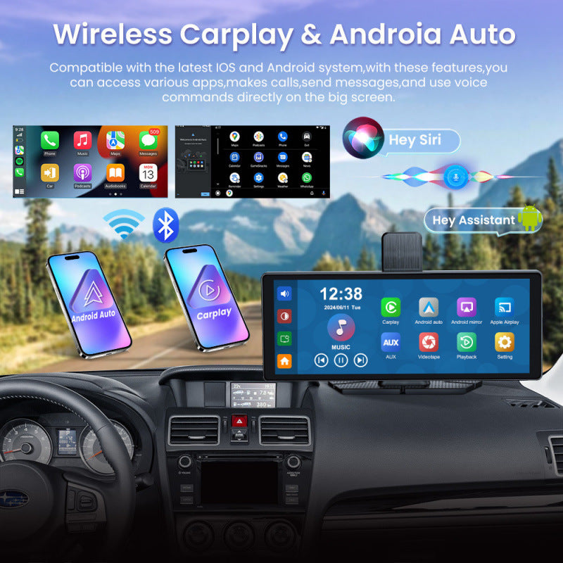 10. 26-inch in-car video recorder
