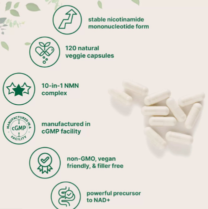 10-in-1 Nicotinamide Mononucleotide Capsules