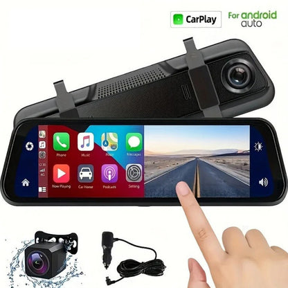 10 inch Full Screen Carplay Dash Cam