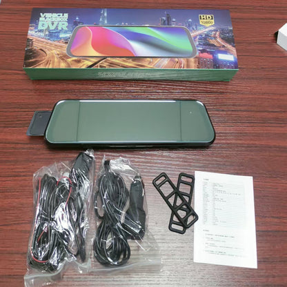 10 Inch Full Screen Dash Cam with WIFI Dual Recording