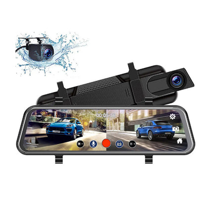 10 Inch Touch Screen Car DVR Front Rear Camera