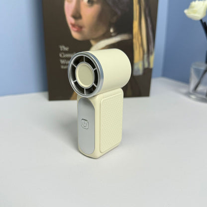 10-Speed Handheld Fan with Digital Display USB Rechargeable
