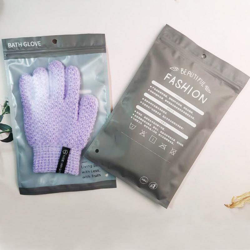 10A Antibacterial Thick Exfoliating Bath Glove Body Scrubber Mitt