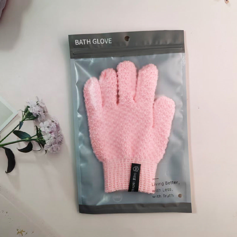 10A Antibacterial Thick Exfoliating Bath Glove Body Scrubber Mitt