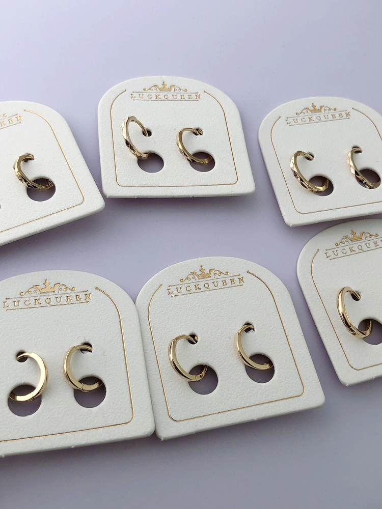 10K Gold Hoop Ear Cuffs
