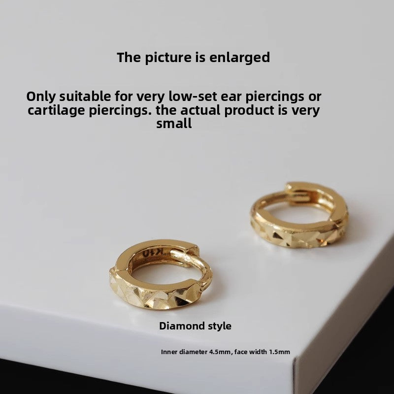 10K Gold Hoop Ear Cuffs