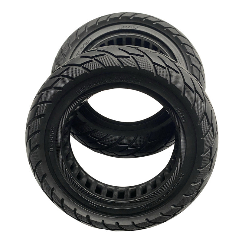 10x2.5 Inch Solid Scooter Tire Honeycomb Air-Free Replacement