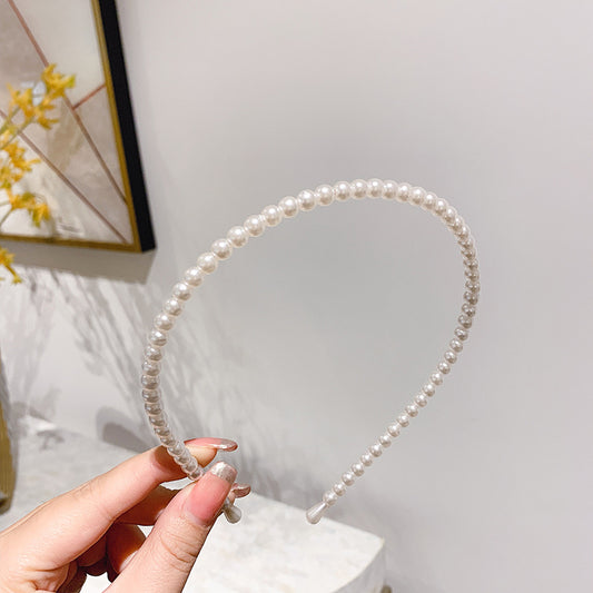 Buy Elegant Thin Pearl Headband for Girls and Women Fashion.