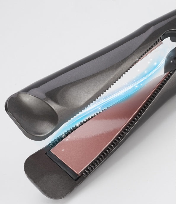 2-in-1 Hair Crimper and Straightener Comb for All Hair Types