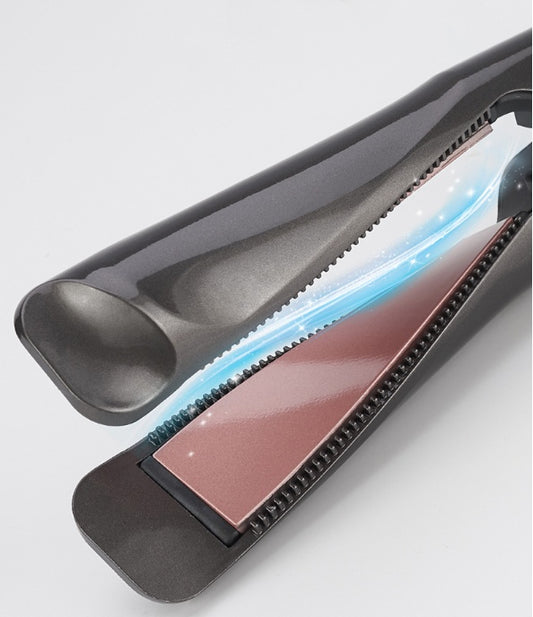 2-in-1 Hair Crimper and Straightener Comb for All Hair Types