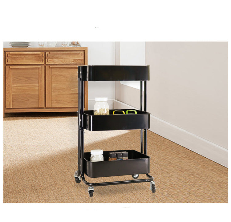 Large Home Storage Trolley – Rolling Kitchen Organizer Cart