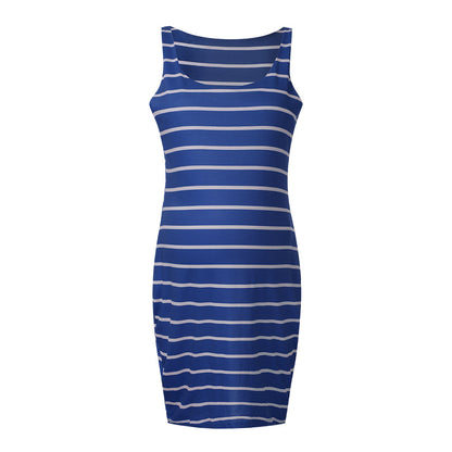 Striped Maternity Dress Versatile Vest Dress Expecting Mothers