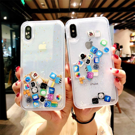 Glittering Mobile Phone Case – Stylish & Protective Cover