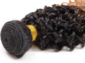Real Human Hair Extensions Gradient Human Hair Wig for Style