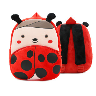 Cute Plush Backpacks for Kindergarten Cartoon School Bags