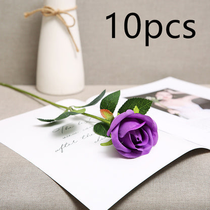 Artificial Red Rose Flowers Stunning Bouquet Gift Decoration