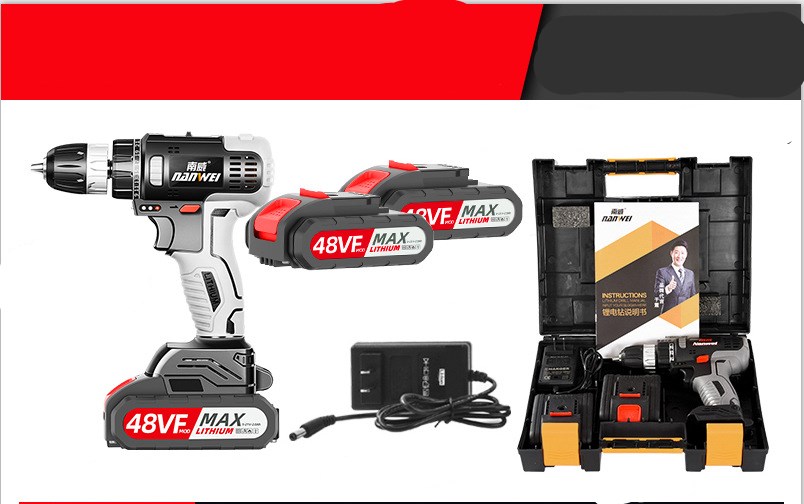 Buy Power Tool Rechargeable Drill – High Power Household Electric Tool