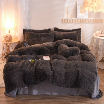 Buy Luxury Fleece Duvet Cover – Thick, Warm & Fluffy Bedding Set