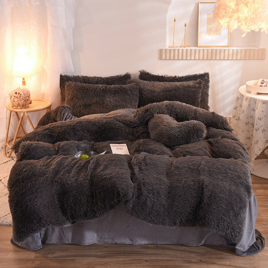 Buy Luxury Fleece Duvet Cover – Thick, Warm & Fluffy Bedding Set