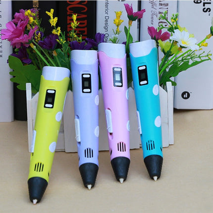 3D Print Pen Two Generation Graffiti Painting Toy for Kids