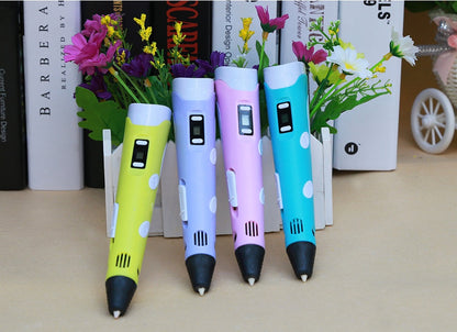 3D Print Pen Two Generation Graffiti Painting Toy for Kids
