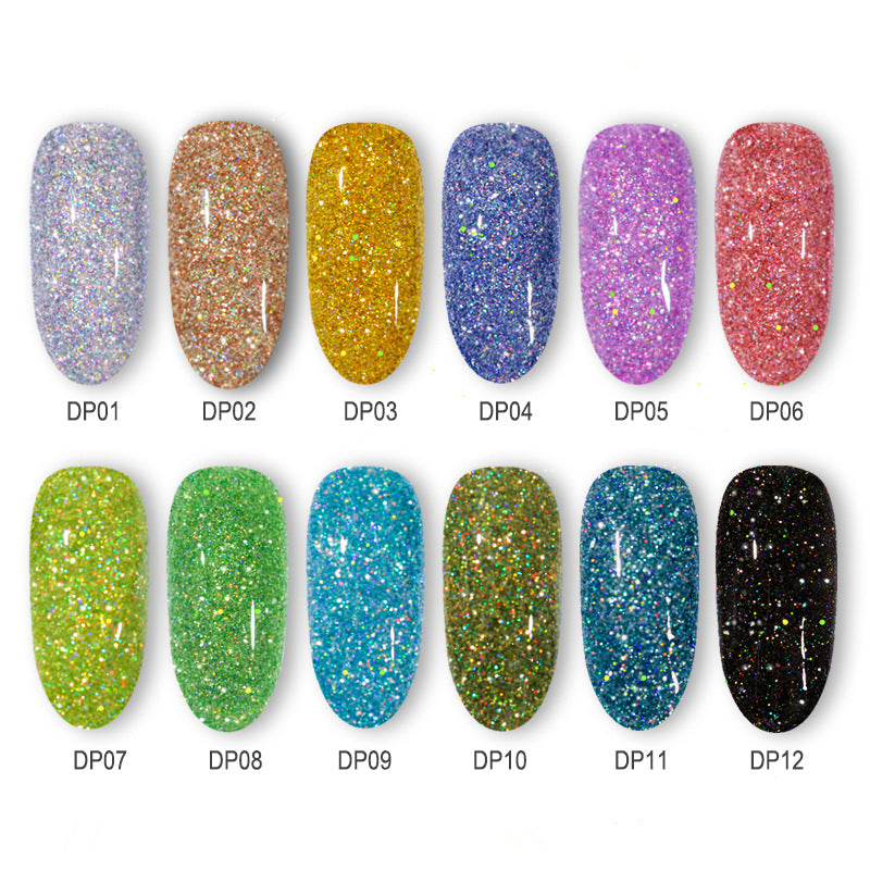 Sparkling Laser Glitter Nail Powder for Professional Nails