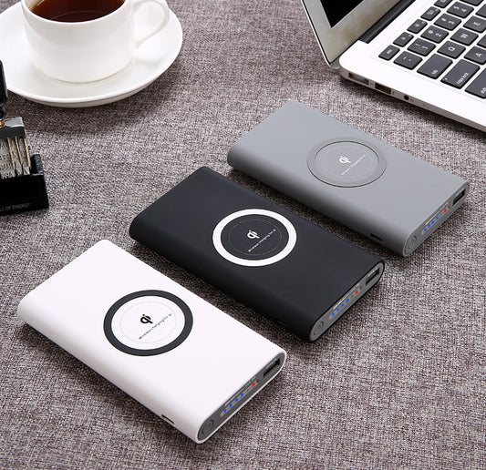 Three & One Wireless Charging Treasure Universal Mobile Power