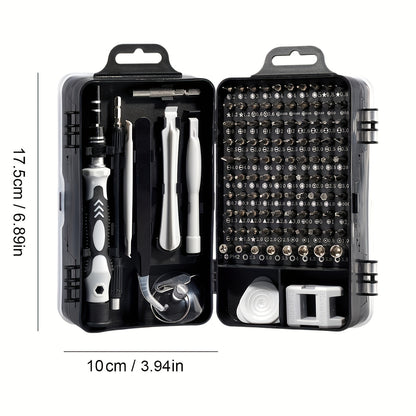 115-in-1 screwdriver tool set