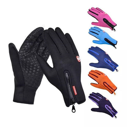 Buy Winter Touch Screen Motorcycle Gloves – Waterproof Fleece