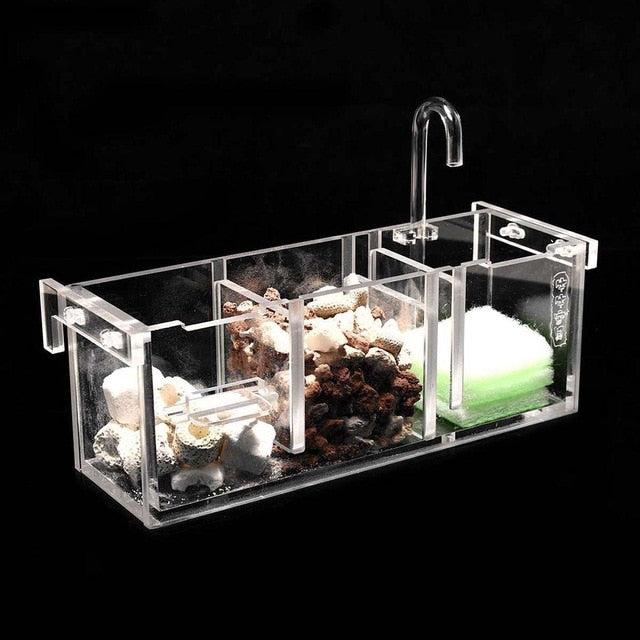 Fish Tank Wet Filter Box – Easy Separation for Aquariums