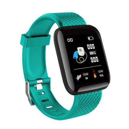 116Plus Color Screen Smart Bracelet with Heart Rate Blood Pressure Sleep Monitor