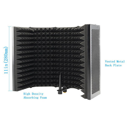 Buy 5-Door Microphone Enclosure – Noise Isolation Booth Studio